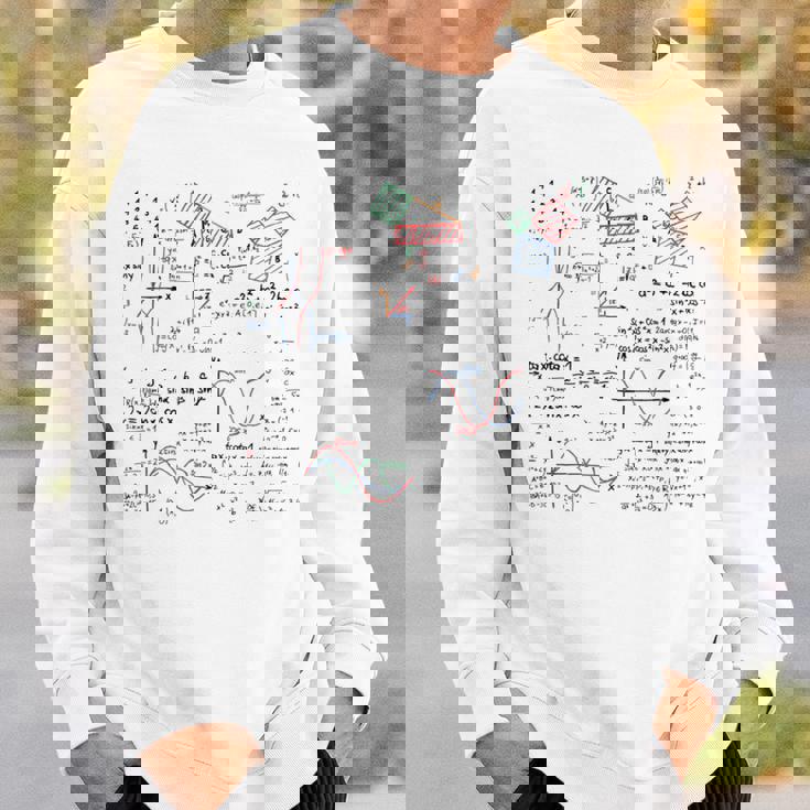 数学 数式 数字 愛 数学 数学 スウェットシャツ 彼への贈り物