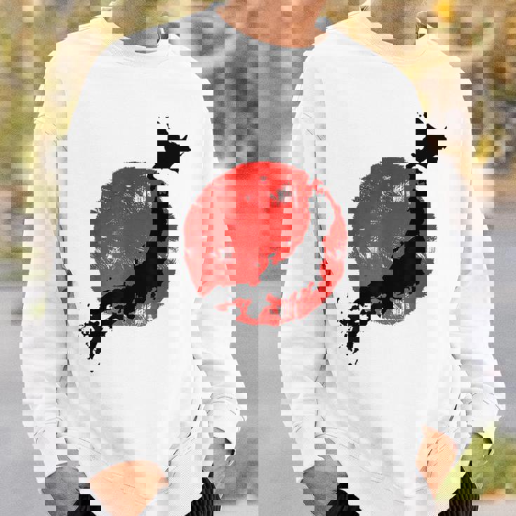 日本 赤 太陽 日本 列島 地図 かっこいい 国旗 スタイル スウェットシャツ 彼への贈り物