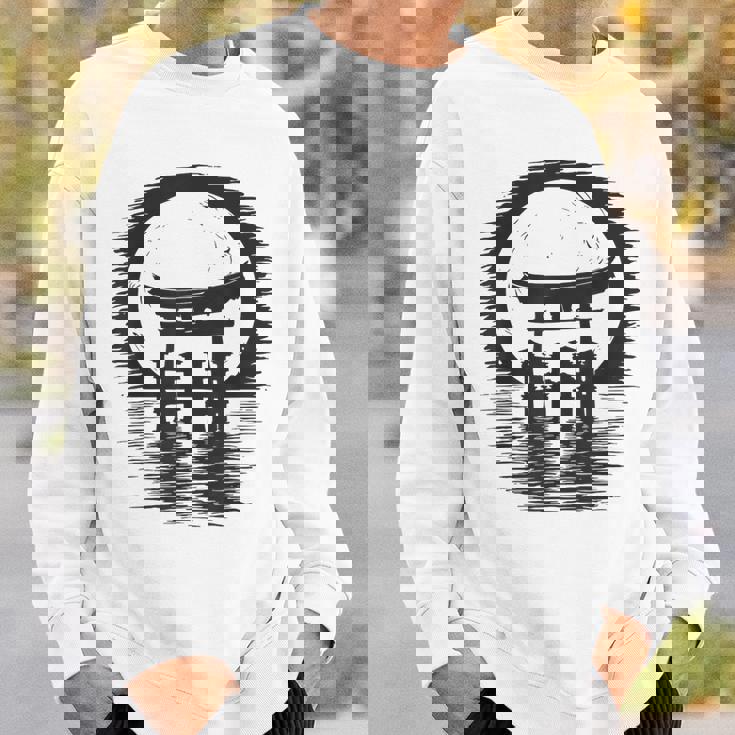 日本の鳥居アート スウェットシャツ 彼への贈り物