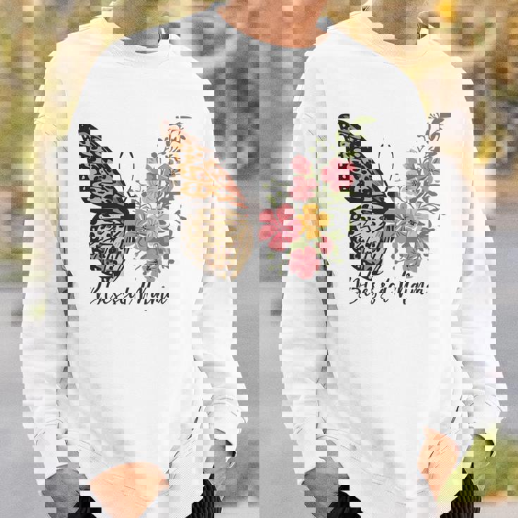 最高のママ史上最高の母の日祝福されたママ 長袖tシャツ スウェットシャツ 彼への贈り物