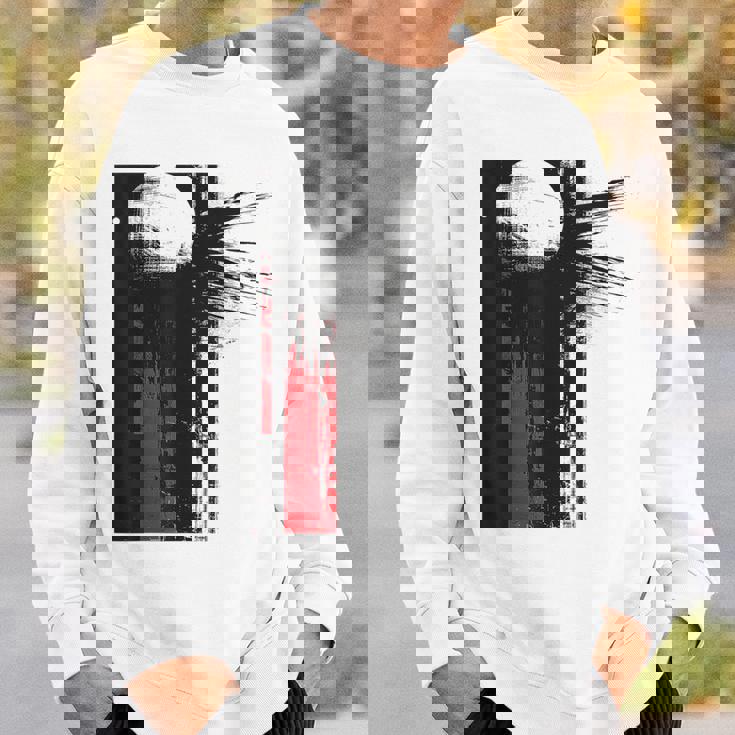 月 抽象 モチーフ 描画 アートワーク 絵画 月 スウェットシャツ 彼への贈り物