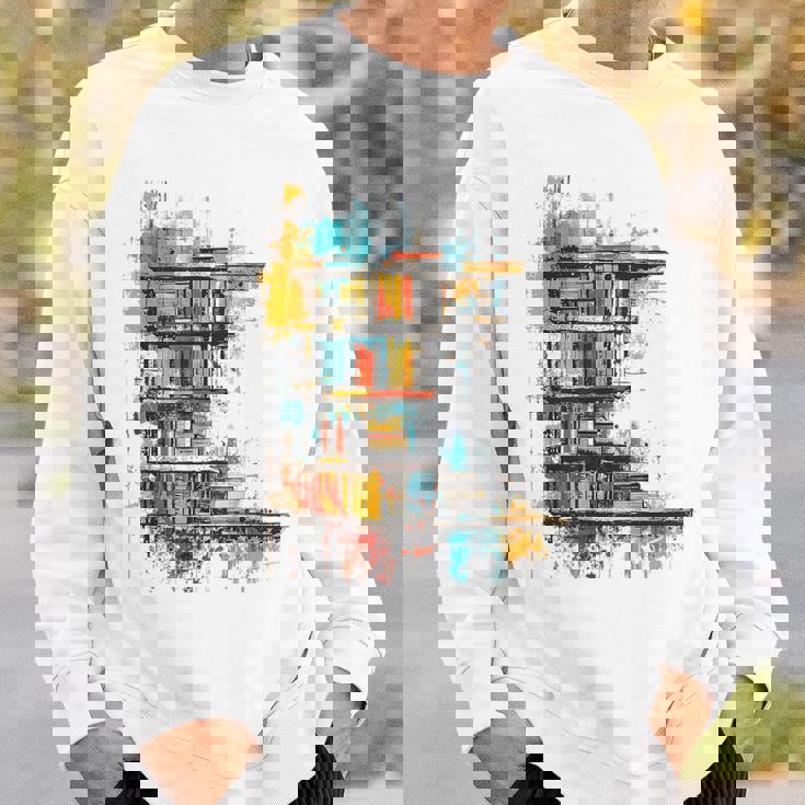 本 抽象的 グラフィック デッサン イラスト 絵画 本 スウェットシャツ 彼への贈り物