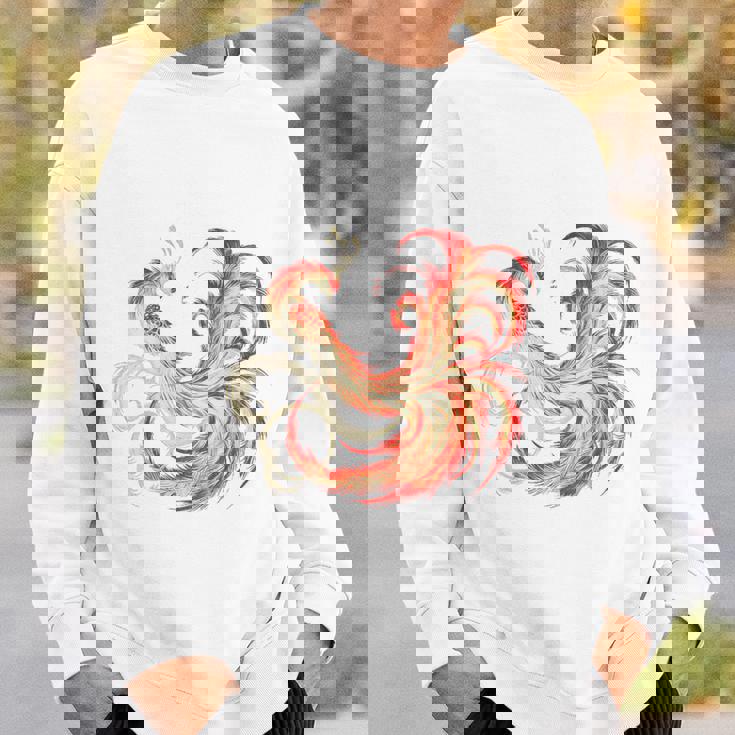 朱雀 不死鳥 火の鳥 フェニックス 漢字 イラスト バックプリント スウェットシャツ 彼への贈り物