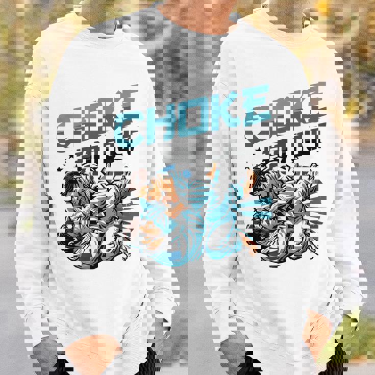 柔術 チョーク エムアウト 格闘技 柔術 スウェットシャツ 彼への贈り物