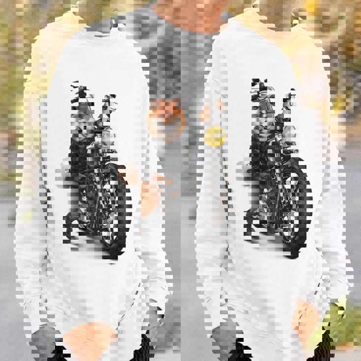 柴犬 いばけん 犬 バイク バイカー スウェットシャツ 彼への贈り物