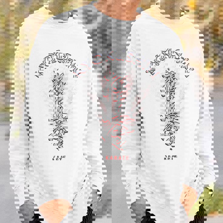 極真会館空手、バックプリント スウェットシャツ 彼への贈り物