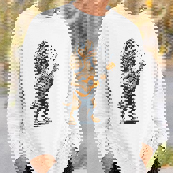 犬 演奏 ギター 歌う アメリカン コッカー スパニエル 面白い スウェットシャツ 彼への贈り物