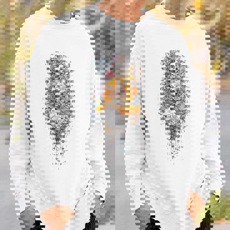 瞑想 仏 スピリチュアル ヨガ 禅 仏教 デザイン スウェットシャツ 彼への贈り物