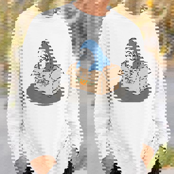 箱入りサメ スウェットシャツ 彼への贈り物