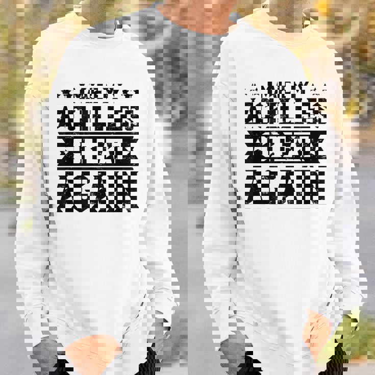 素晴らしいアキレス腱膝アパレル スウェットシャツ 彼への贈り物