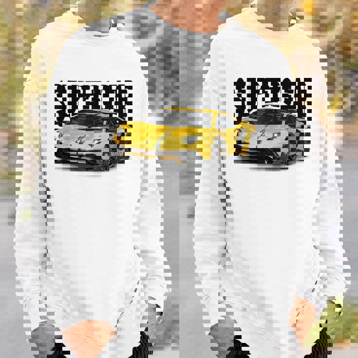 美しいエキゾチックなスーtシャツ、スポーツカー愛好家に最適。 スウェットシャツ 彼への贈り物