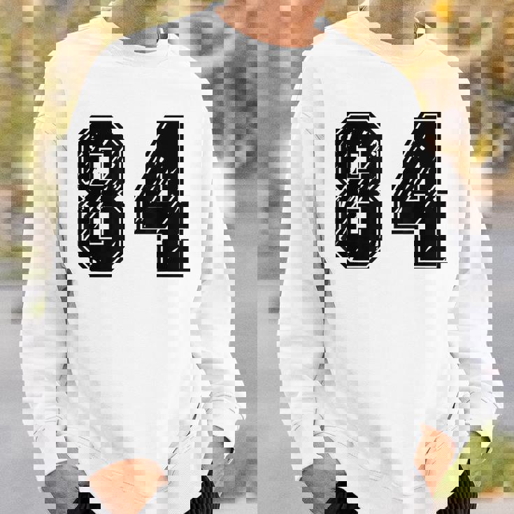 背番号 84 チーム短大スポーツ背番号付きユニフォーム スウェットシャツ 彼への贈り物