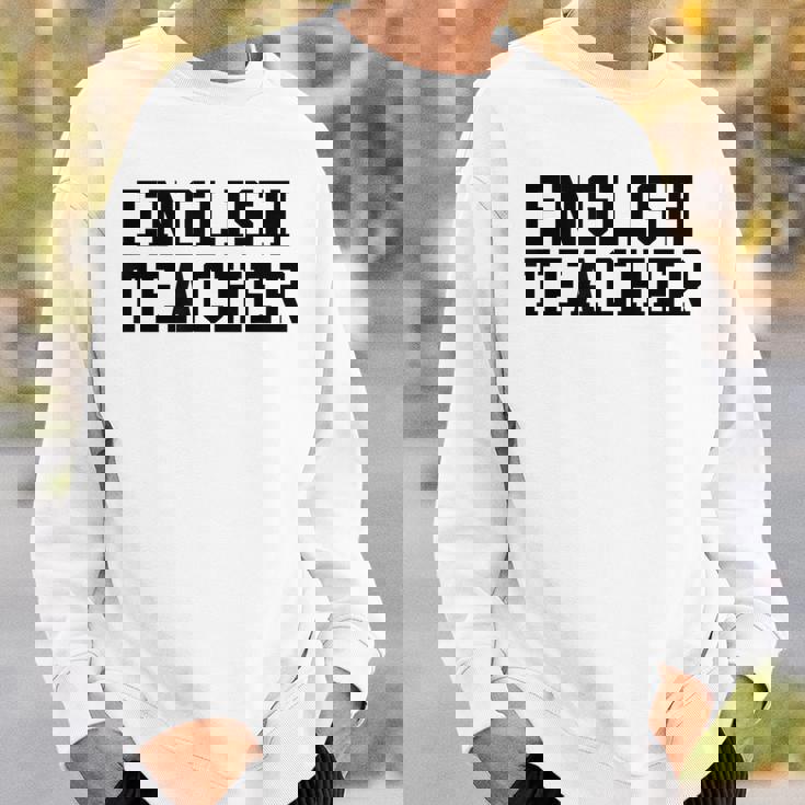 英語教師 かわいい教師の学校服 スウェットシャツ 彼への贈り物