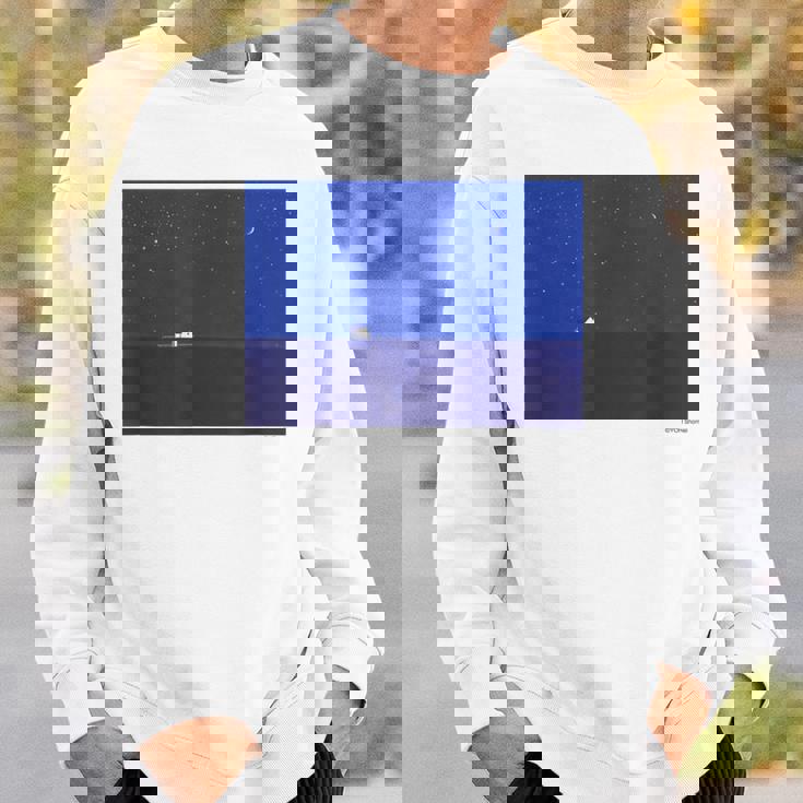 詩とメルヘン 葉祥明 真夜中 スウェットシャツ 彼への贈り物