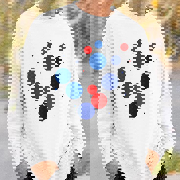 赤 青 ドット イベント 家族 お揃い スウェットシャツ 彼への贈り物