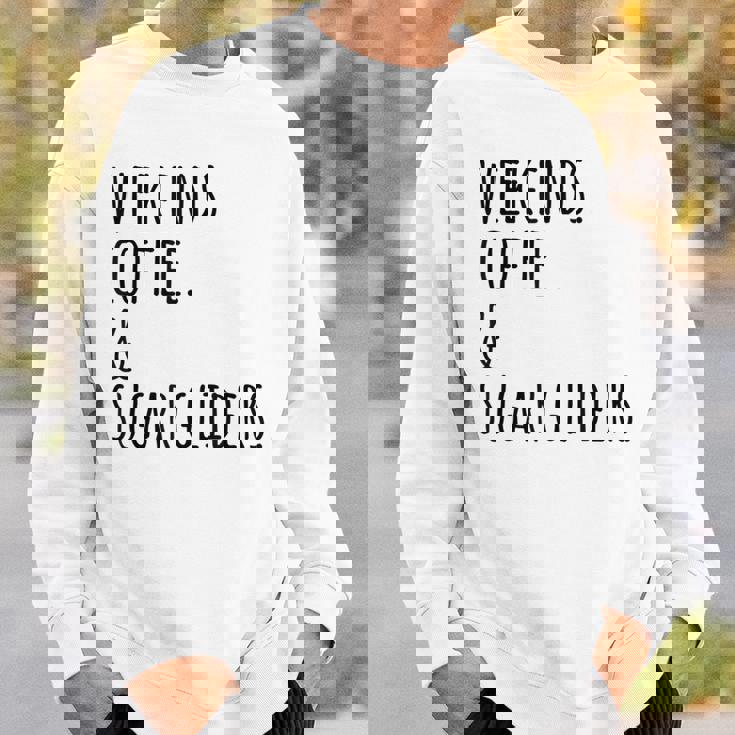 週末コーヒーフクロモモンガペット スウェットシャツ 彼への贈り物