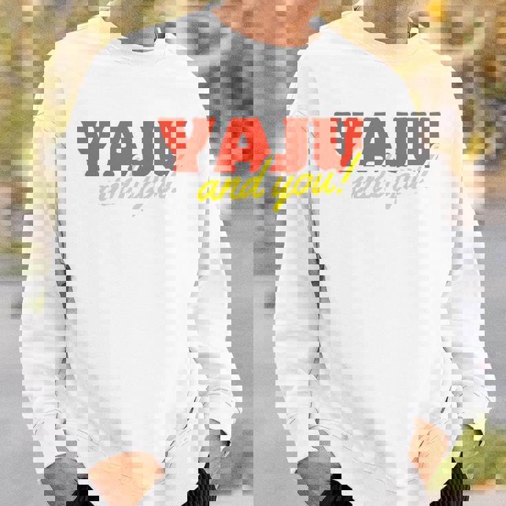 野獣先輩 真夏の夜の淫夢 田所浩二 淫ミュ Yaju&U 長袖tシャツ スウェットシャツ 彼への贈り物