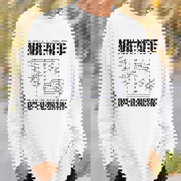 電子機器のどの部分がわからないか、エンジニアリング スウェットシャツ 彼への贈り物