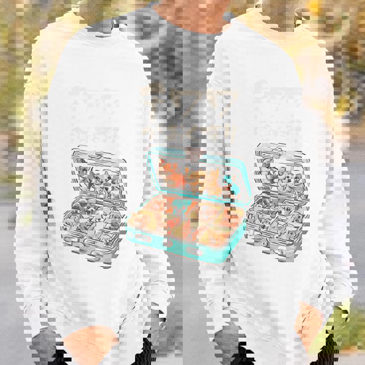 面白いtシャツ チワワ 犬 お薬 イヌ わんこ メンズ 犬好き グッズ かわいい おもしろ 面白い 服 ネタ 長袖tシャツ スウェットシャツ 彼への贈り物