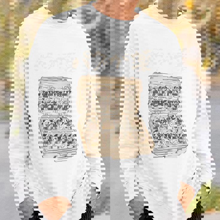 面白いtシャツ パグ 犬 お薬 イヌ わんこ メンズ 犬好き グッズ かわいい おもしろ 面白い 服 ネタ 長袖tシャツ スウェットシャツ 彼への贈り物