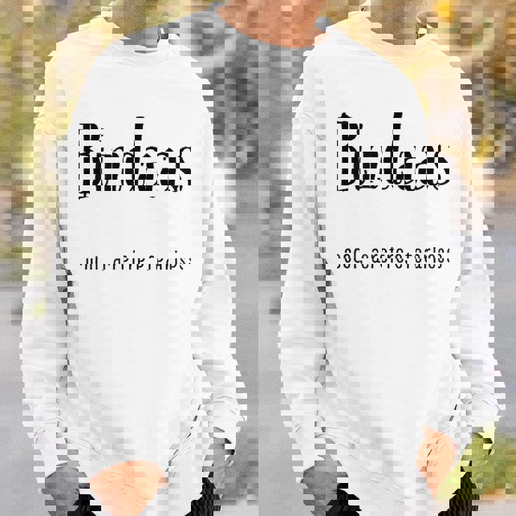 面白いインドの「Bindaas」 スウェットシャツ 彼への贈り物