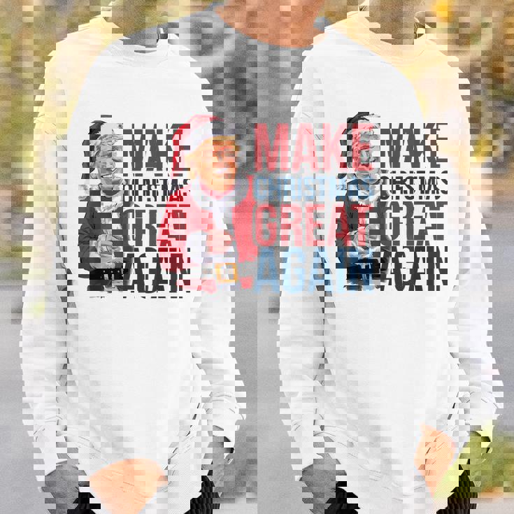 面白いクリスマスグレートアゲイントランプサンタファンusaホリデー 2024 スウェットシャツ 彼への贈り物