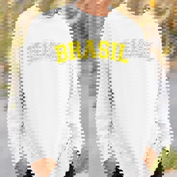 面白いブラジルシャツ ブラジルグリーンフラッグ スウェットシャツ 彼への贈り物