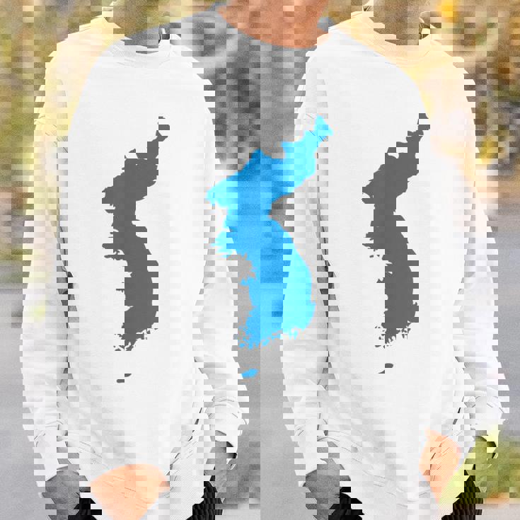 韓国統一旗、韓国統一地図 スウェットシャツ 彼への贈り物