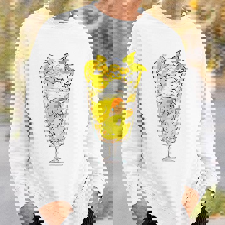 鳥パフェイエロー オカメインコ ラブバード バギー スウェットシャツ 彼への贈り物