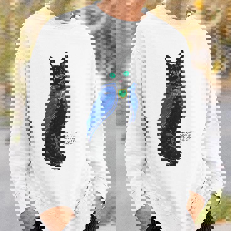 黒猫のウィズ 黒猫 スウェットシャツ 彼への贈り物