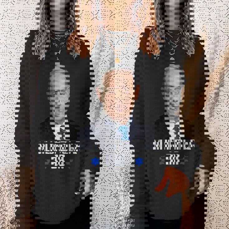 100万ドルのビビ・ベンジャミン・ネタニヤフ・イスラエル・リクッド・パーティー スウェットシャツ 彼女への贈り物