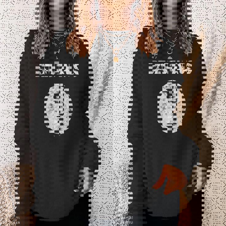 100年 バウハウス・スケール 1919年からのプロファイルデザイン ビンテージ スウェットシャツ 彼女への贈り物