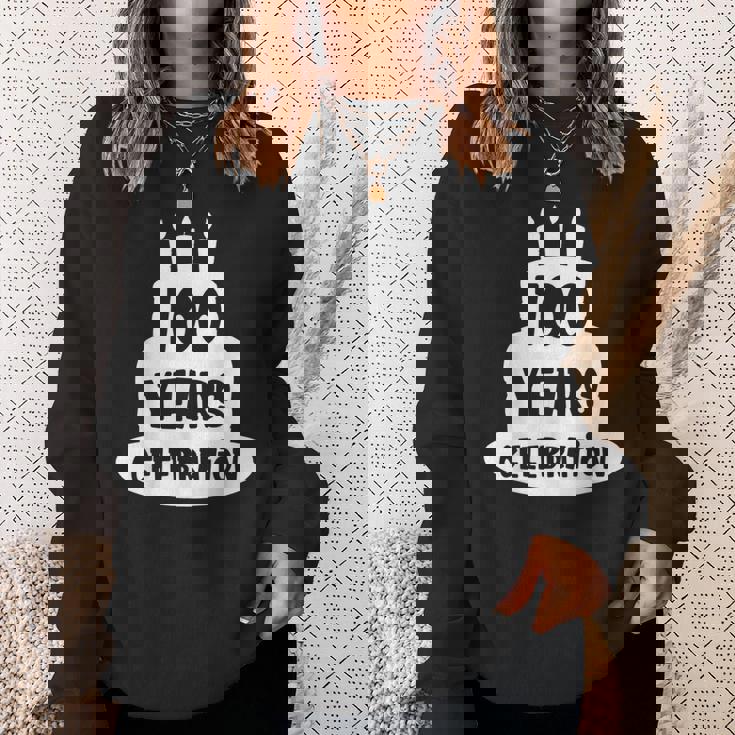 100年のお祝い イベント、記念日、誕生日。 スウェットシャツ 彼女への贈り物