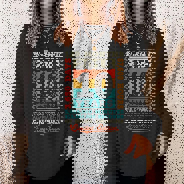 10歳の誕生日 10歳 120ヶ月 すごい生まれ 2015 スウェットシャツ 彼女への贈り物