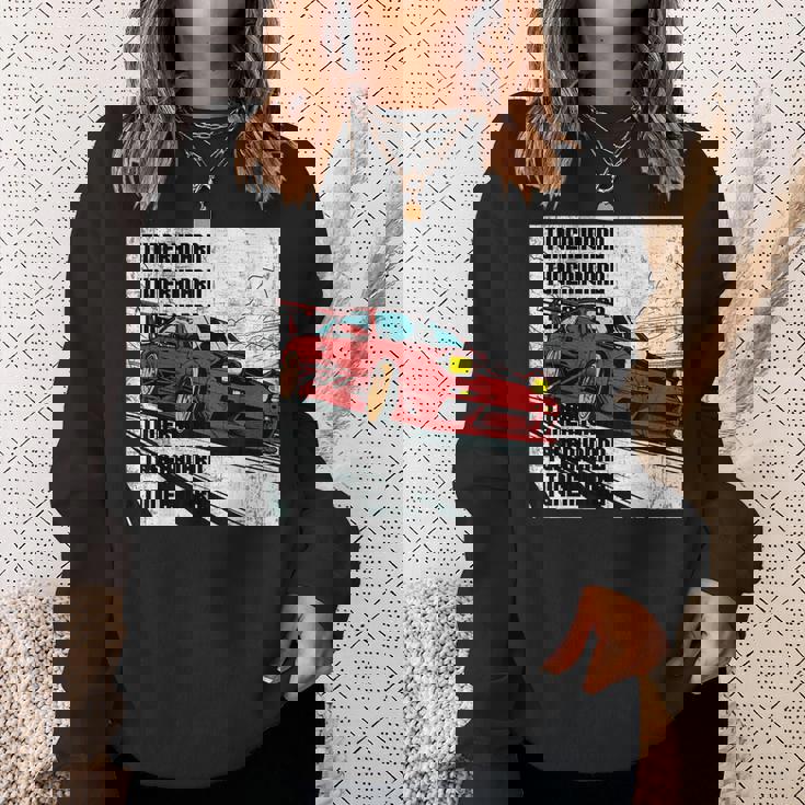 180Sx ドリフト アニマルスタイル クール アニメ イニシャル D レースカー13 スウェットシャツ 彼女への贈り物