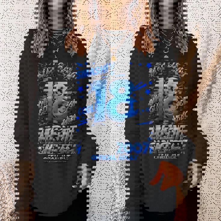 18歳の男の子向け公式成人向けギフト 18歳の誕生日 男の子向け スウェットシャツ 彼女への贈り物