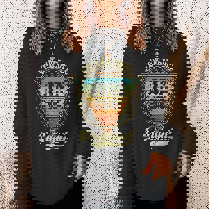 18歳の誕生日レジェンド 2006年7月以来 18歳 スウェットシャツ 彼女への贈り物