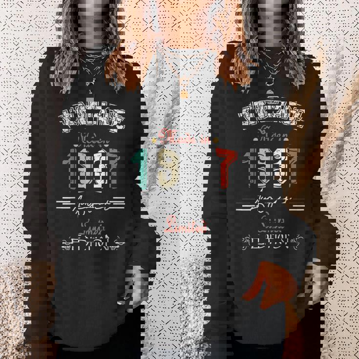 1937年8月生まれ ヴィンテージハッピーバースデー 87歳 スウェットシャツ 彼女への贈り物