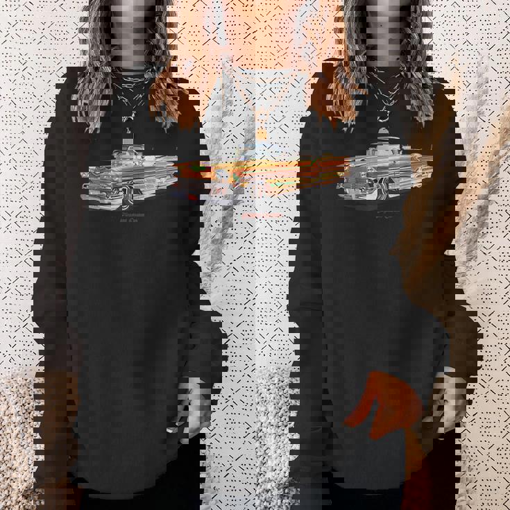 1958 インパラ ファイナルスコア ローライダー Kustom リードそり ホットロッド スウェットシャツ 彼女への贈り物