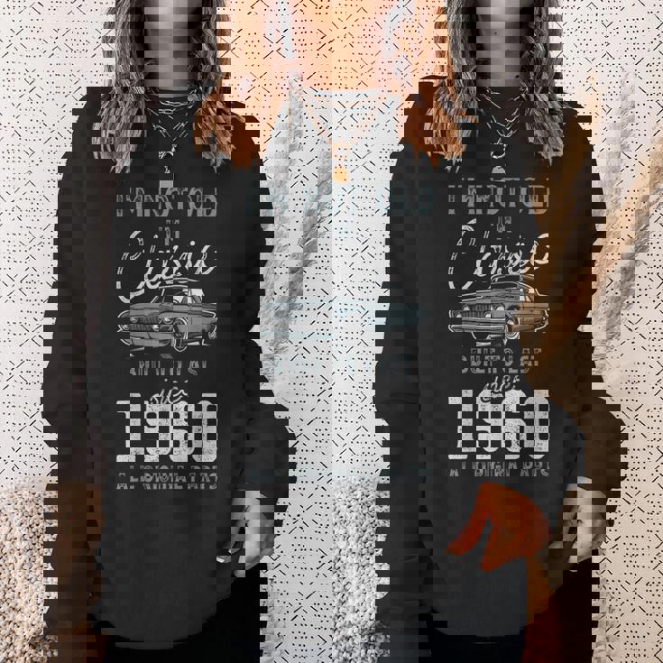 1960年クラシックカー生誕65周年 スウェットシャツ 彼女への贈り物