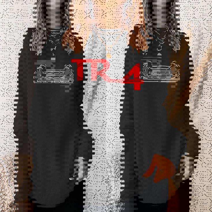 1960年代トライアンフ Tr4クラシック英国カーグリルとエンブレム。 スウェットシャツ 彼女への贈り物