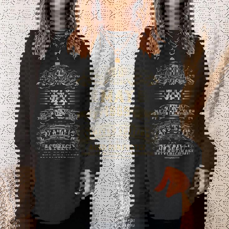 1965年5月 60歳 誕生日プレゼント 男性用 60歳 誕生日 スウェットシャツ 彼女への贈り物