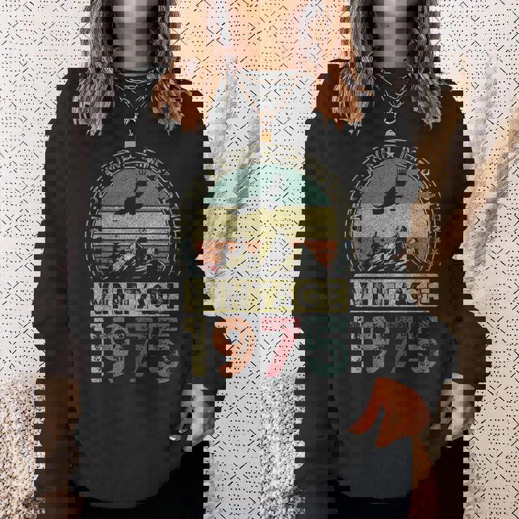 1975年ヴィンテージ、限定版、50歳の誕生日、50歳 スウェットシャツ 彼女への贈り物