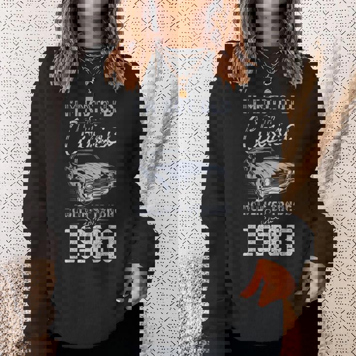 1983年生まれ マッスルカー生誕42周年 スウェットシャツ 彼女への贈り物