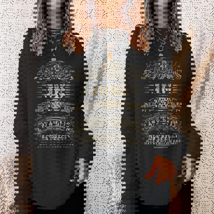 1985年6月 40歳 誕生日プレゼント 男性用 40歳 誕生日 スウェットシャツ 彼女への贈り物