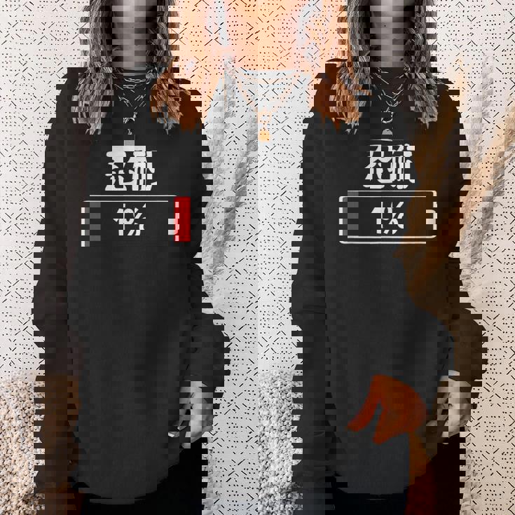 1の忍耐 面白い誕生日プレゼント カップル パジャマ ことわざ ことわざのもじり ジョーク ギャグ ダジャレ ツッコミ スウェットシャツ 彼女への贈り物