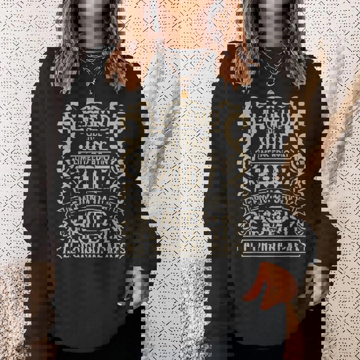 2007年6月 18歳の誕生日デコレーション ヴィンテージ 18歳の誕生日 スウェットシャツ 彼女への贈り物