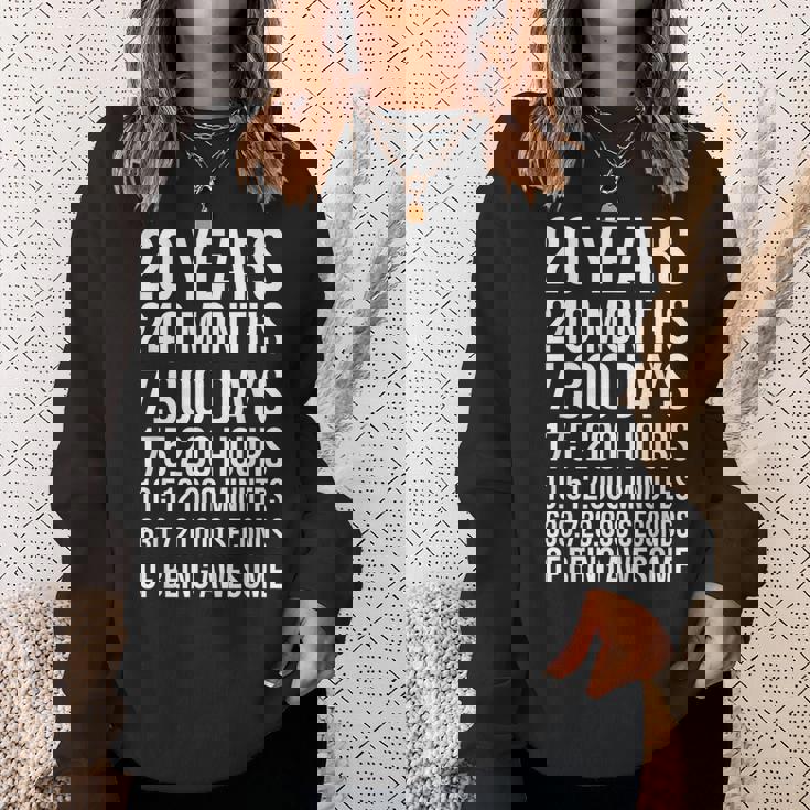 20歳の誕生日ギフト 20歳向け スウェットシャツ 彼女への贈り物