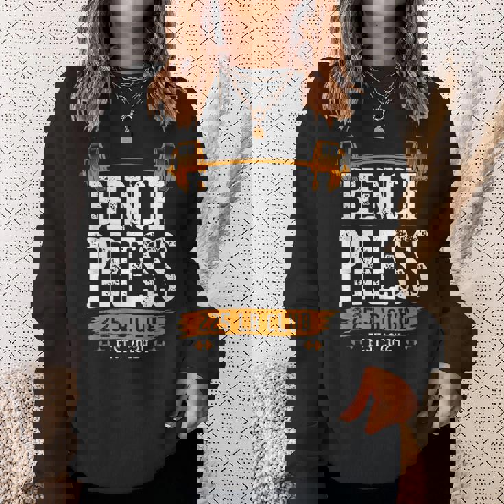 225ポンド ベンチプレス クラブ ベンチプレス ジム ワークアウト スウェットシャツ 彼女への贈り物