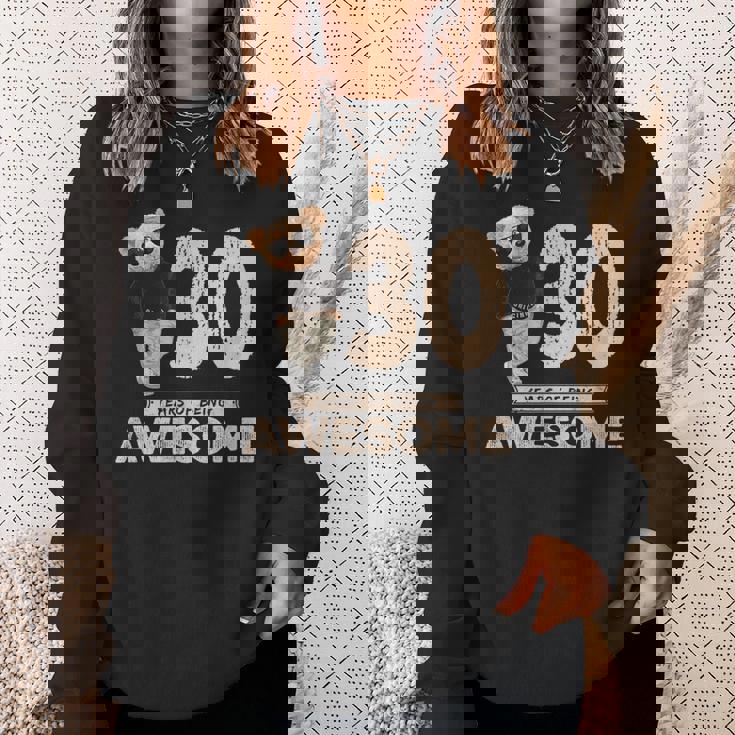 30歳の誕生日 メンズ レディース オリジナル 素晴らしいテディベア スウェットシャツ 彼女への贈り物